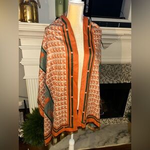 Luxury Inspired Horse and Carriage Print Shawl Scarf Wrap